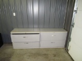 2 identical file cabinet