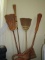 Umbrella Stand & Brooms