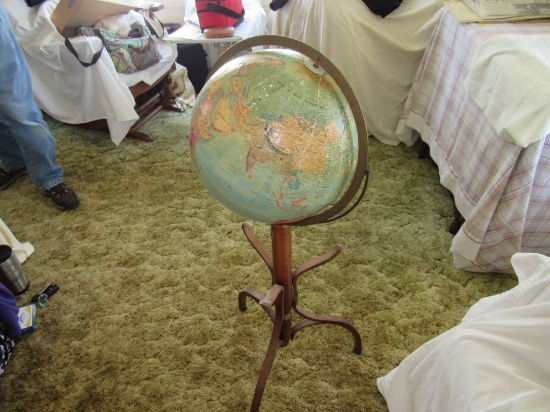 World Globe On A Stand0