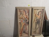 Two Paintings With Frames