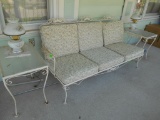 Patio sofa & 2 Tables