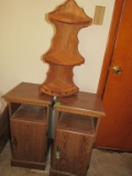 Wooden End Tables & Shelves