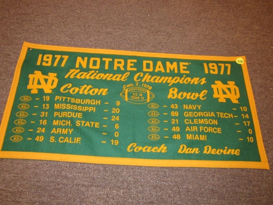 Notre Dame Pennant