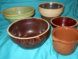 Brown crockery