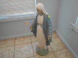 Concrete Statue of Virgin Mary