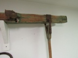 Wood hand pump