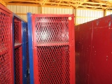 Row of 4 lockers