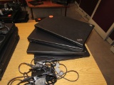 4 Lenovo ThinkPad laptops