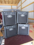 4 Peavey amplifiers