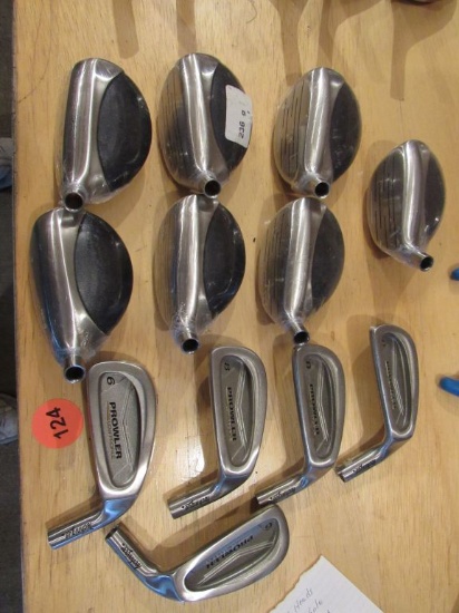 Assorted golf heads