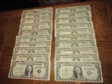 Silver certificates $1 bills