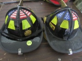 2 Fire Fighter  Helmets