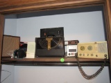 Shelving with Assorted Electronic Items