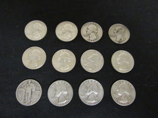 12 1964 and before silver quarters