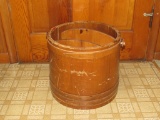 Large Divided Wooden shaker style Basket
