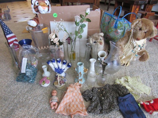 Stuffed Animals & Vases