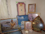 Grouping of Framed Indian Pictures