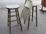 2 stools & a chair