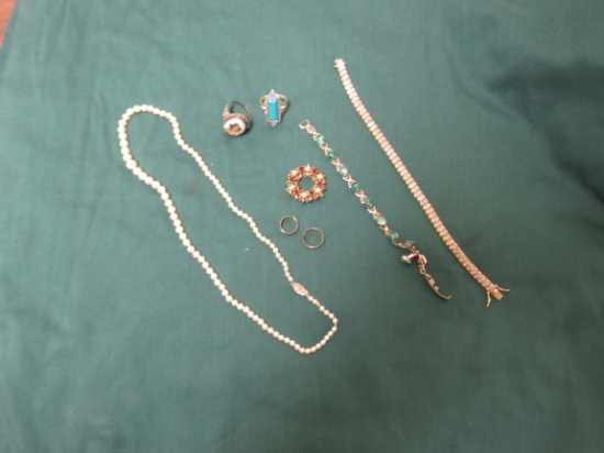 Necklaces, Bracelets, and Rings