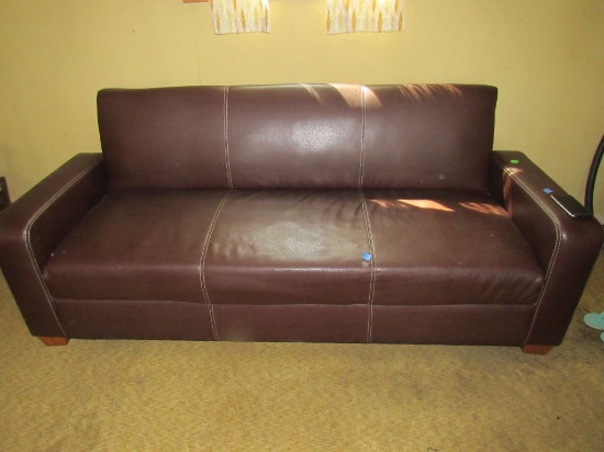 Futon Sofa/bed with Bottom Storage