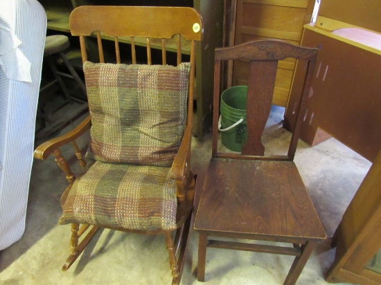 Rocking chair & chair