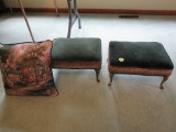 Velvet footstools
