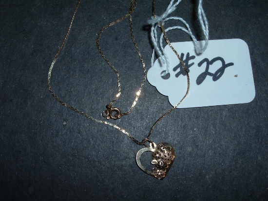 Ladies Heart Pendant