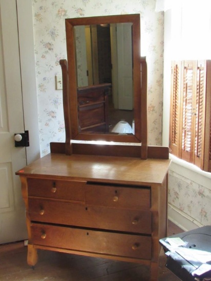 Oak Dresser with mirror
