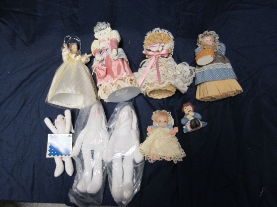 Various dolls