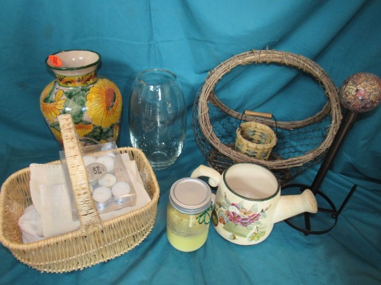 Decorative Baskets & Vases