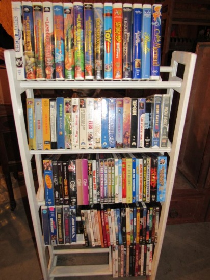 Movies & storage shelf