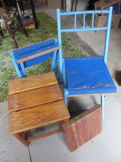 Folding Chairs & Table
