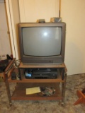 TV, VCR, & Stand