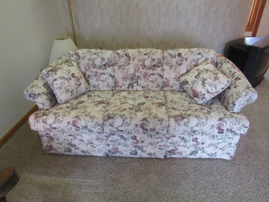 Floral sofa