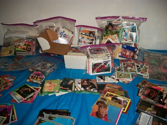Smaller Individual groups of different types of Collector Cards