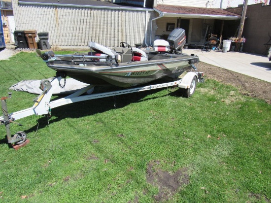 Sylvan Bass Boat & 75H Motor