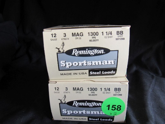 2 boxes 12 ga BB shot Remington Sportsman
