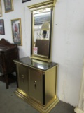 Liquor Cabinet with Mirror