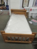 Single Bed and Mattress