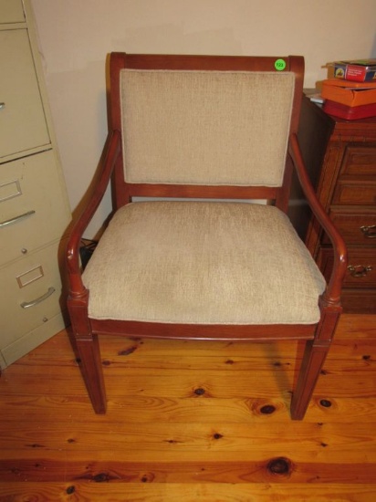 Single Wood Framed Chair