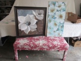 upholstered bench