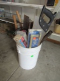 5 gal bucket full of tools
