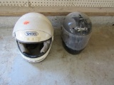 2 Motorcycle Helmets