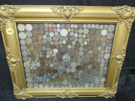 Framed Coin Display