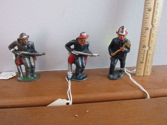 Barclay Firemen Figurines