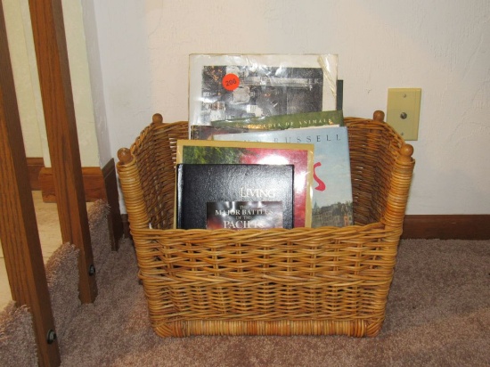 Books and basket