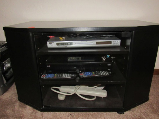 TV Stand and contents