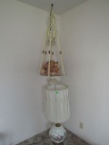 Lamp & Hanging Shelf