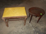 Stool & Small Table