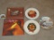 Commemorative plates, pictures, and calendar